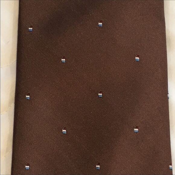 Christian Dior Vintage Tie Brown - Picture 4 of 6